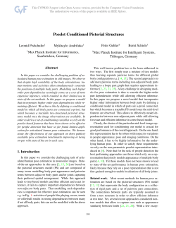 Poselet Conditioned Pictorial Structures