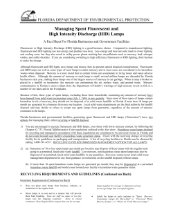 Lamps - Florida Department of Environmental Protection