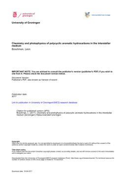 Chemistry and photophysics of polycyclic aromatic hydrocarbons in