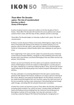 Those Were The Decades