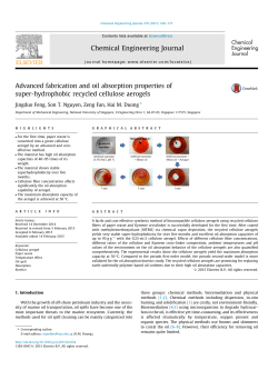 Advanced fabrication and oil absorption properties of super