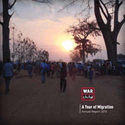 Annual Report - War Child Canada