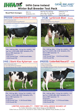 IHFA breeder pack autumn 2015