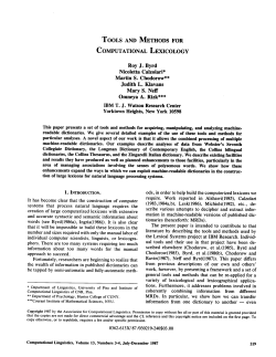 J87-3003 - ACL Anthology Reference Corpus