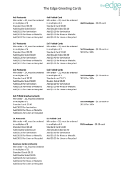 The Edge Greeting Cards - The Edge Photo Imaging