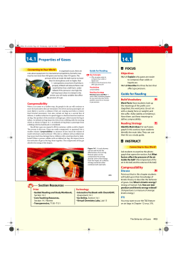 14.1 Properties of Gases