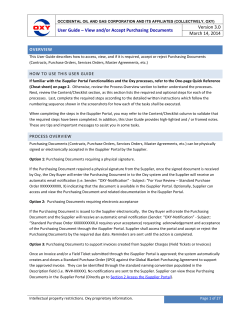 User Guide &ndash; View and/or Accept Purchasing Documents Version