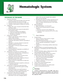 Hematologic System - Nursing Education Consultants