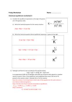 Friday Worksheet Name