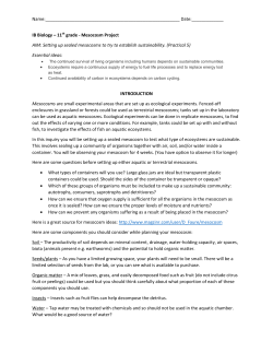 IB Biology &ndash; 11th grade