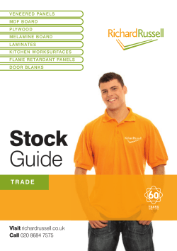 Stock Guide - Richard Russell