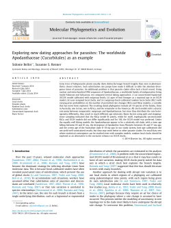 Exploring new dating approaches for parasites: The
