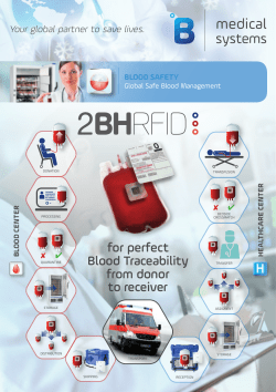 Blood Safety 2BH Rfid Solution