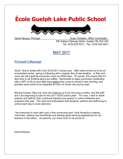 Guelph Lake May 2017