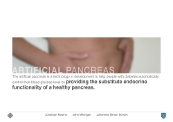 ARTIFICIAL PANCREAS