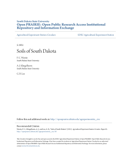 Soils of South Dakota - Open PRAIRIE