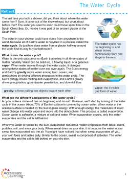 The Water Cycle