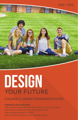 Design Your Future 2016 - North Dakota University System