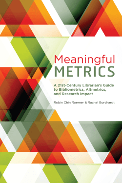 Meaningful Metrics: A 21st-Century Librarian`s Guide to