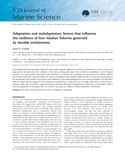 Adaptation and maladaptation: factors that influence the resilience of
