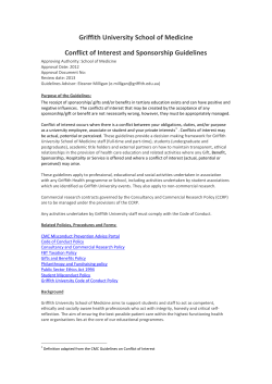 Conflict of Interest Guidelines