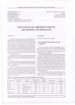 influence of aircraft a380 on air traffic technology