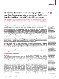 International standards for newborn weight, length, and head