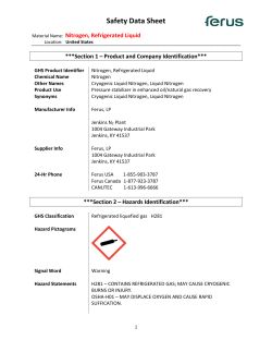 N2 Safety Data Sheet