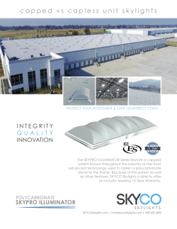 capped vs capless unit skylights