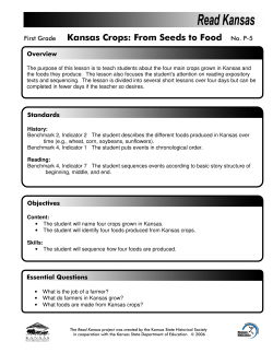 Kansas Crops: From Seeds to Food No. P-5