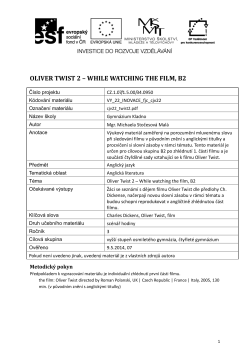 oliver twist 2 &ndash; while watching the film, b2