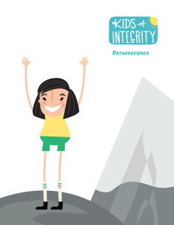 Perseverance - Kids of Integrity