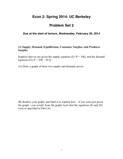 20140210 Econ 2 Problem Set 2