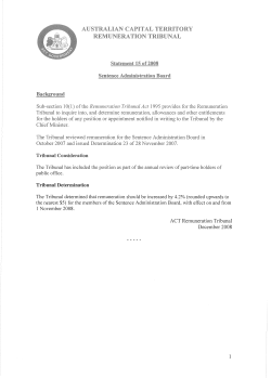 Determination 15 of 2008 - Sentence