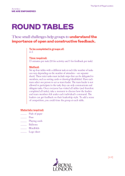 round tables - Royal London