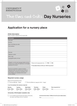 8800c ELMS Nursery form 4pp AW.indd