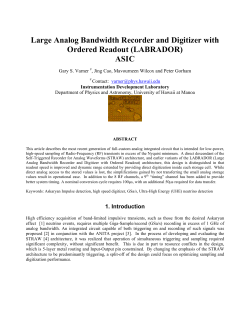 (LABRADOR) ASIC - University of Hawaii Physics Department