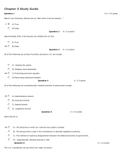Chapter 5 Study Guide