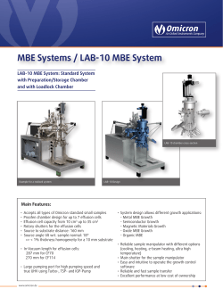 MBE Systems / LAB-10 MBE System