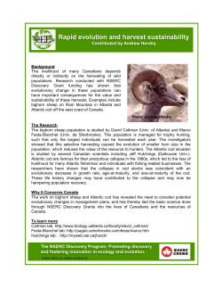 Rapid evolution and harvest sustainability
