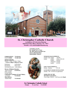 St. Christopher Catholic School - St. Christopher Catholic Church