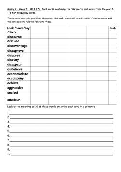 discourse disclose disadvantage disapprove disagree disobey