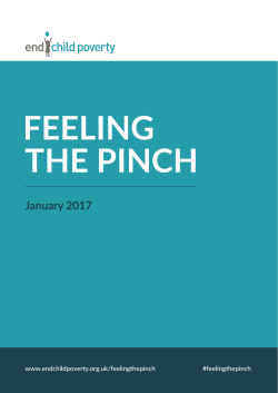 Feeling the pinch - End Child Poverty