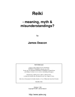 reiki meaning myth