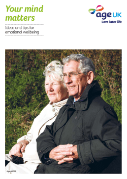 AgeUKIG56: Your mind matters