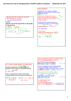 calc lesson2.2c rate of change.position TAUGHT sept02.15.notebook