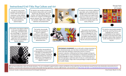 Instructional Unit Title: Pop Culture and Art