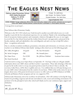 newsletter augsep13 - Volusia County Schools