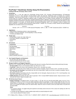 PicoProbe&trade; Hexokinase Activity Assay Kit (Fluorometric)