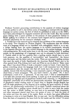 THE NOTION OF DIACRITICS IN MODERN ENGLISH